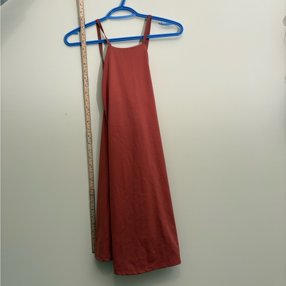 Madewell Rust Sleeveless Dress with built in shorts - Picture 2 of 4